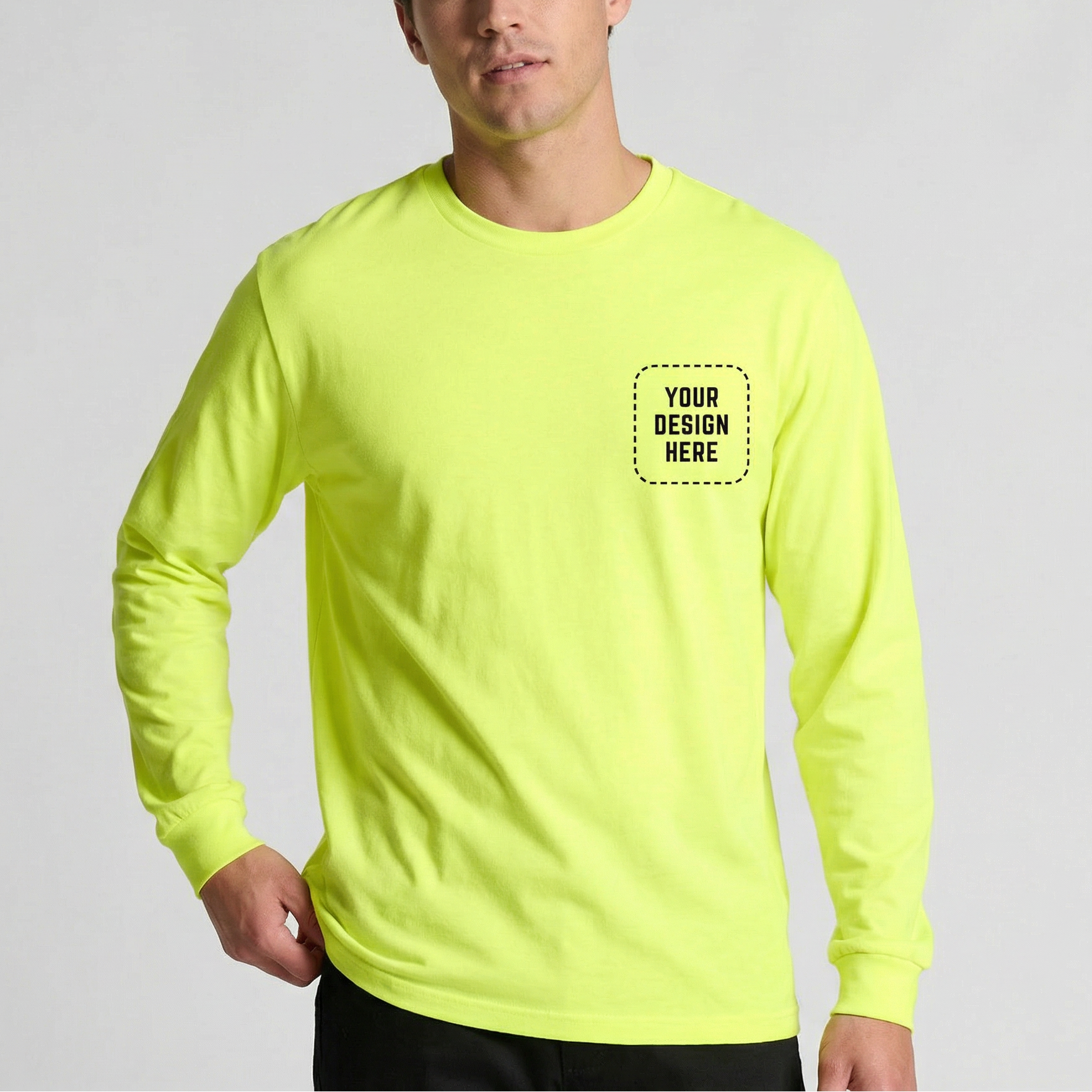 Unisex Block Safety L/S Tee