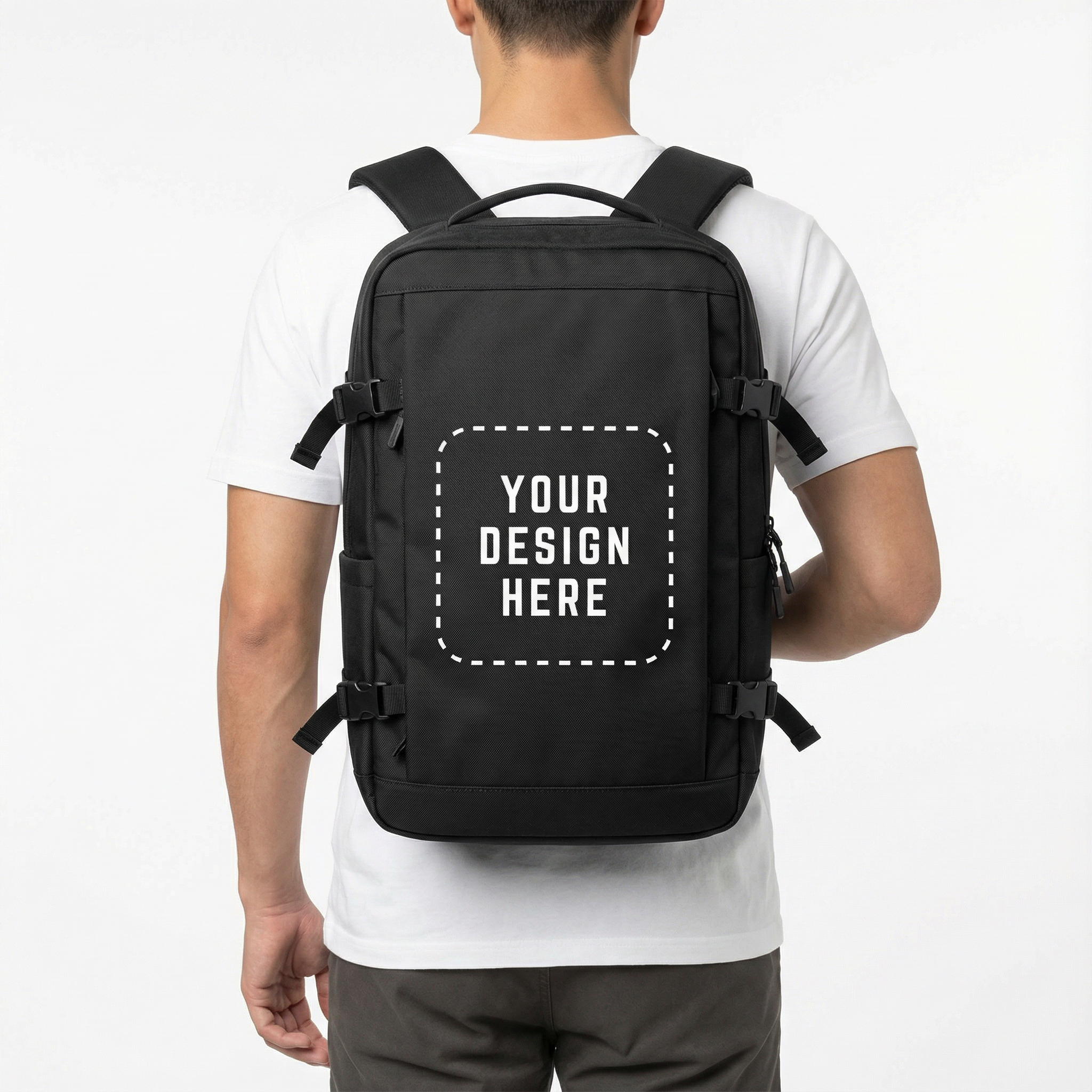 Unisex Recycled Strap Backpack