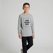 Unisex Youth Staple L/S Tee