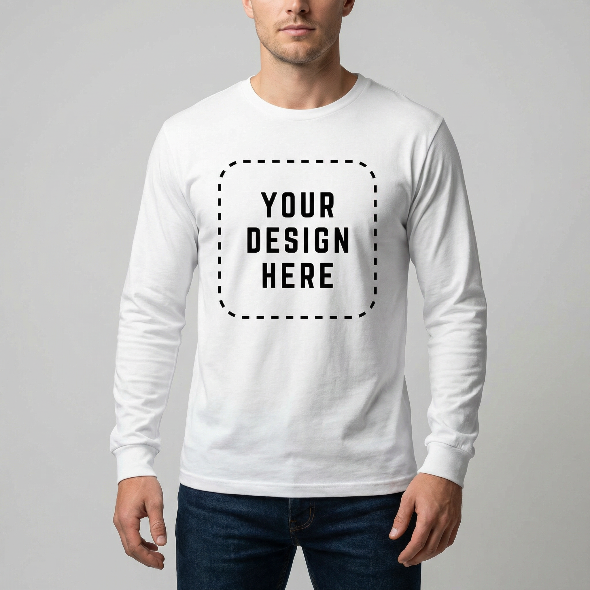Unisex Soft CVC Long Sleeve T-Shirt