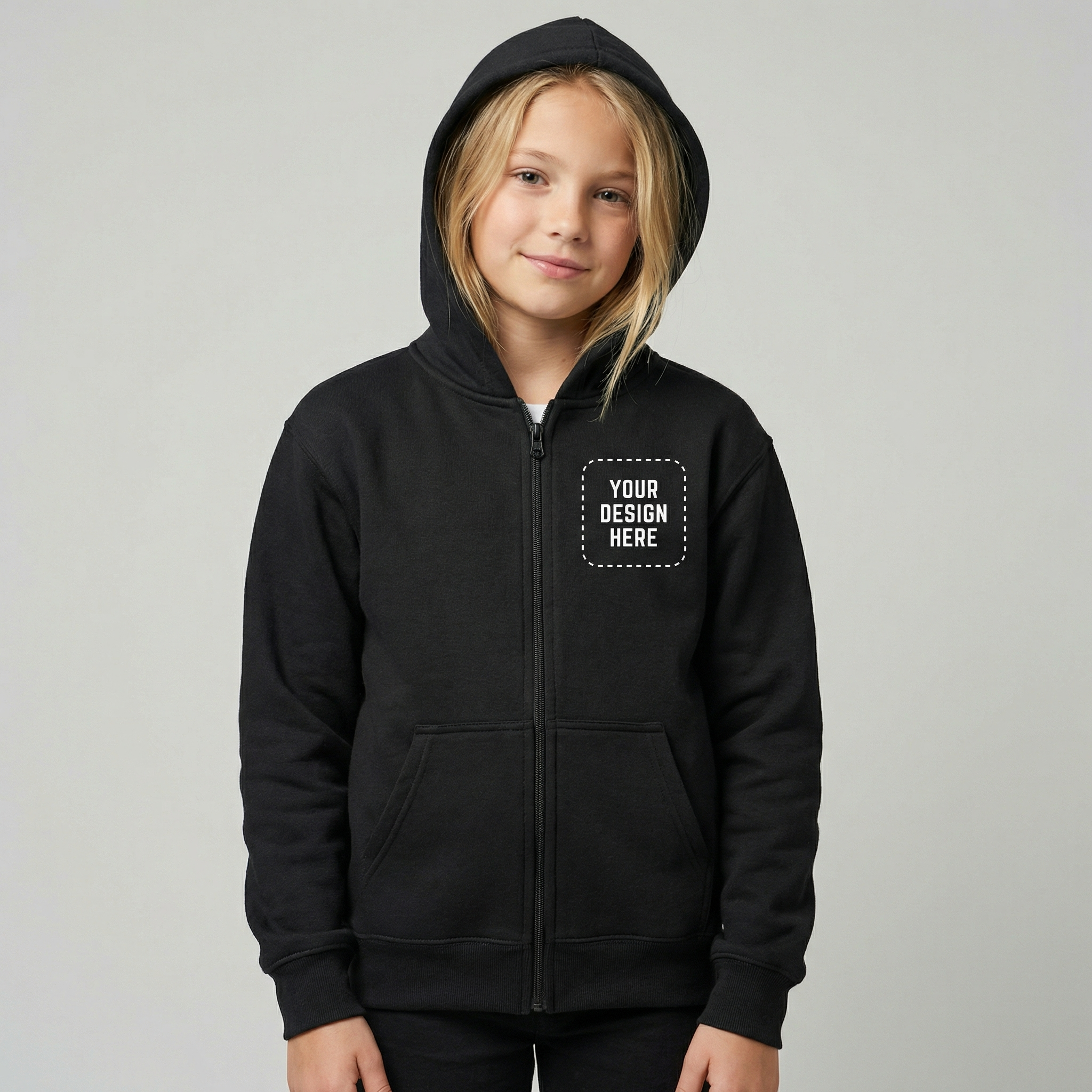 Youth Full-Zip Hoodie Sweatshirt