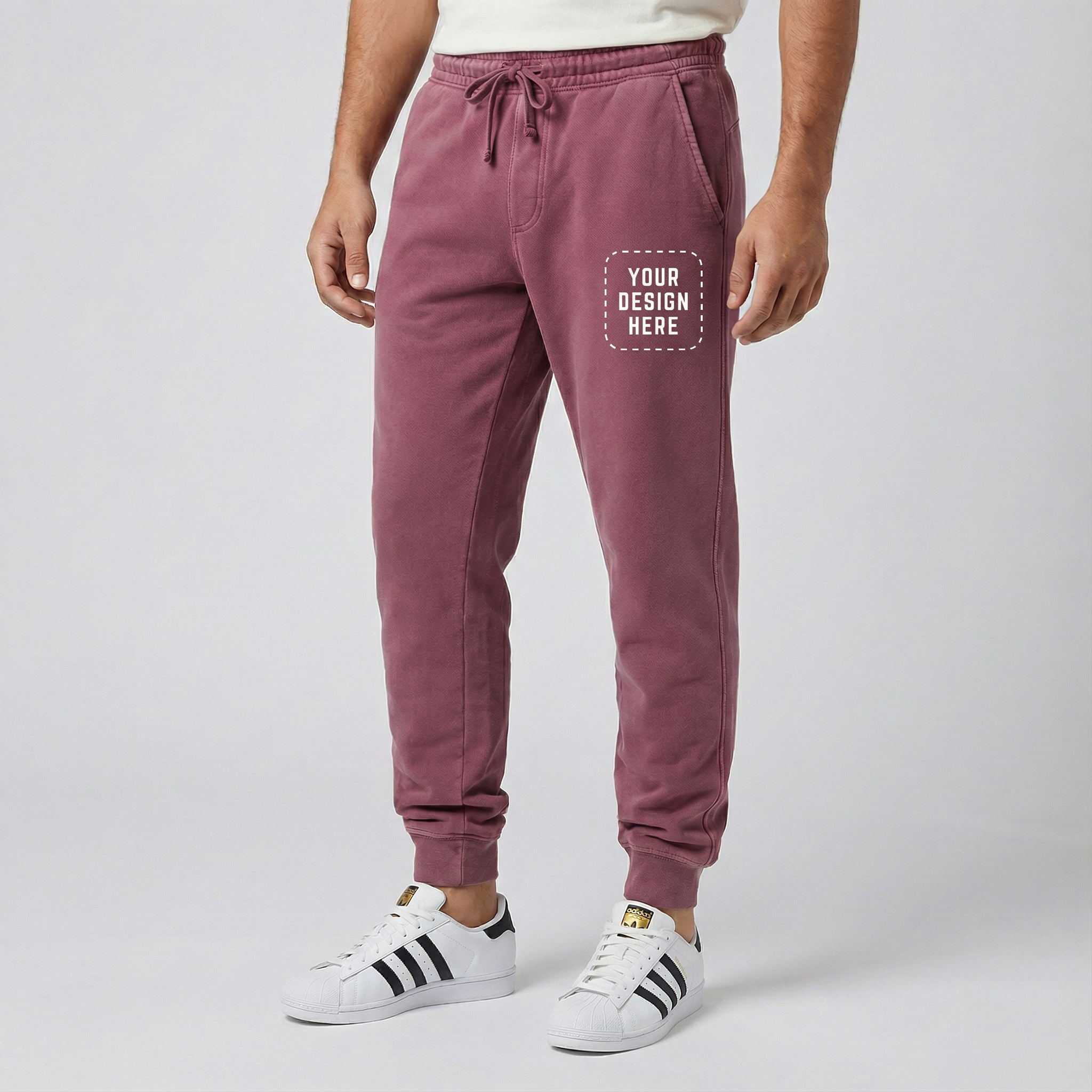 Unisex Pigment-Dyed Fleece Sweatpants