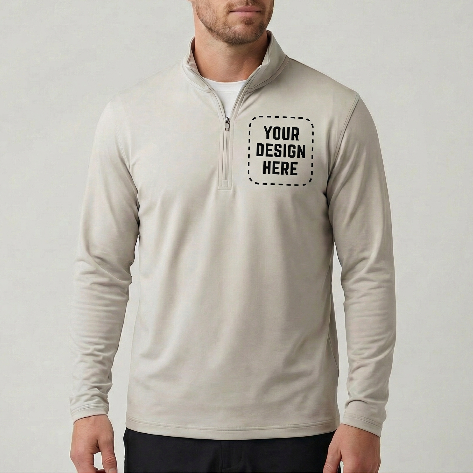 Unisex Quarter-Zip Performance Pullover