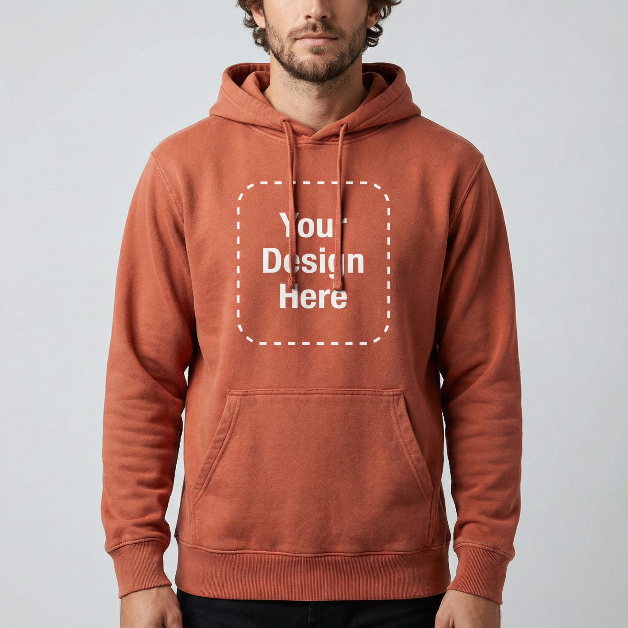 Unisex Midweight Pigment-Dyed Hooded Sweatshirt