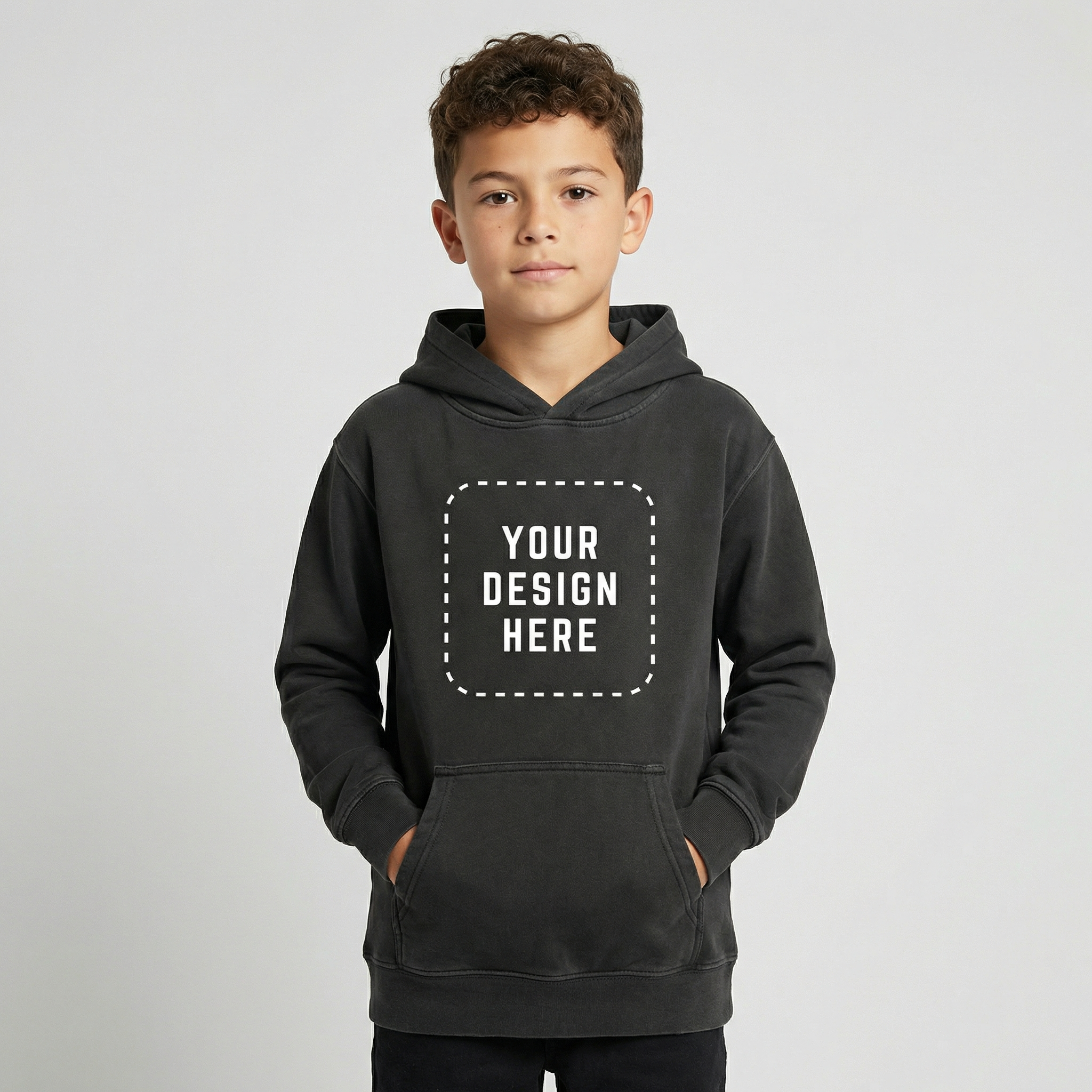 Youth Pigment-Dyed Hoodie Sweatshirt