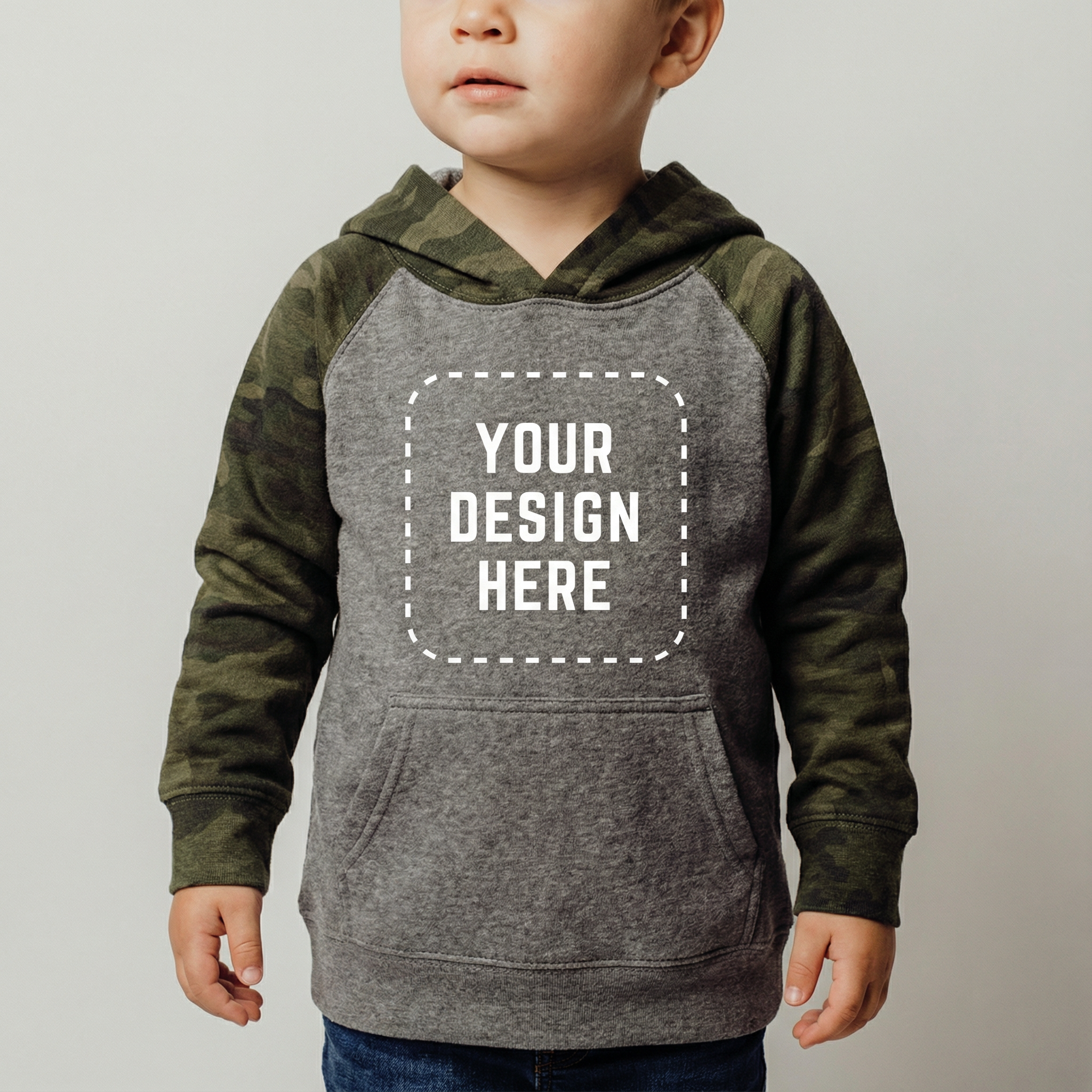 Toddler Raglan Hoodie Sweatshirt