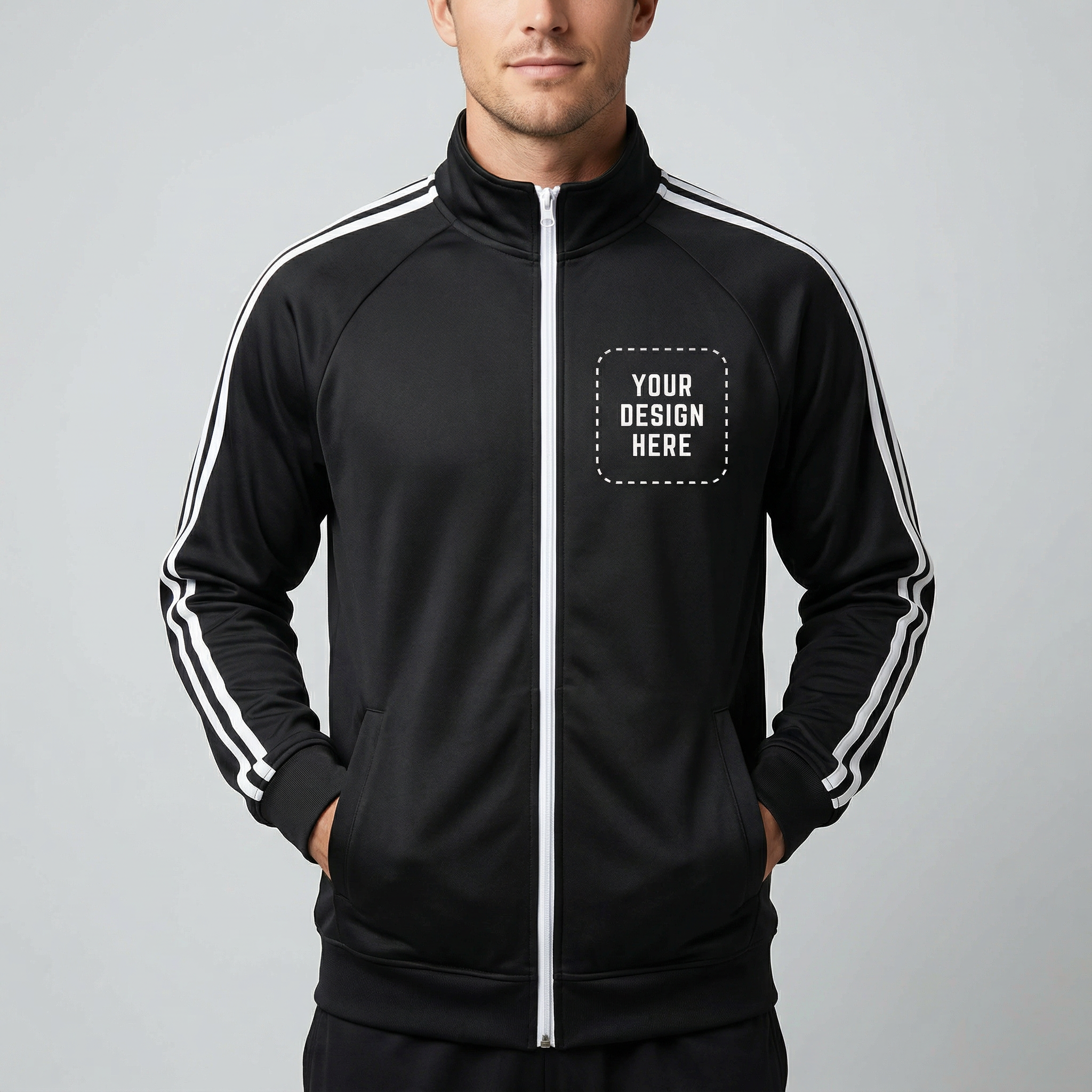 Unisex Lightweight Track Jacket - Embroidery