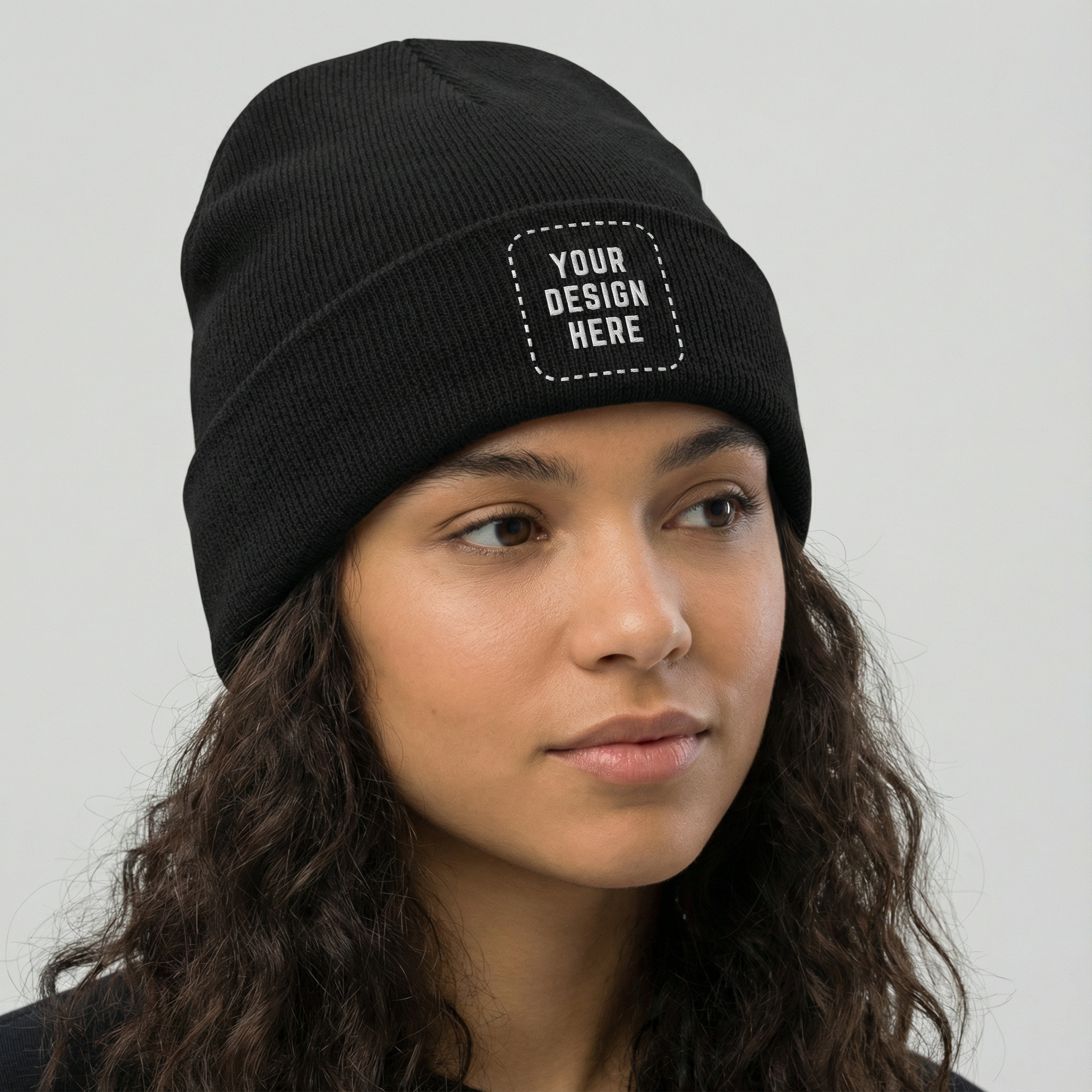 Watch Cap Beanie - Embroidery