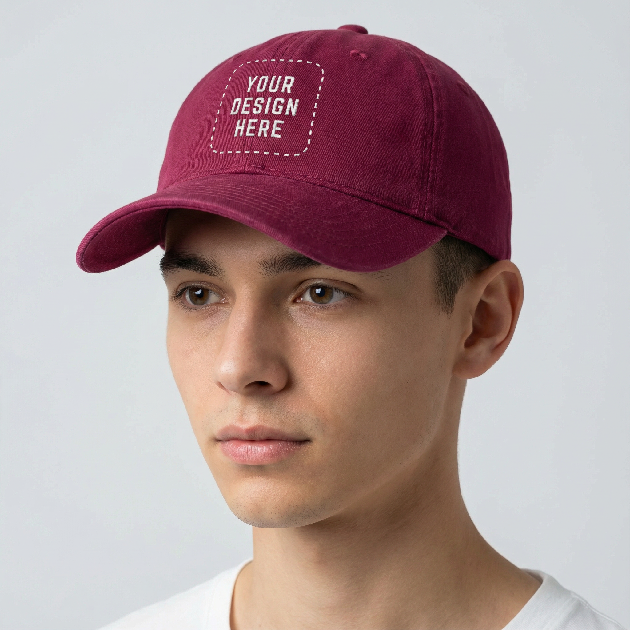 Washed Baseball Cap - Embroidery