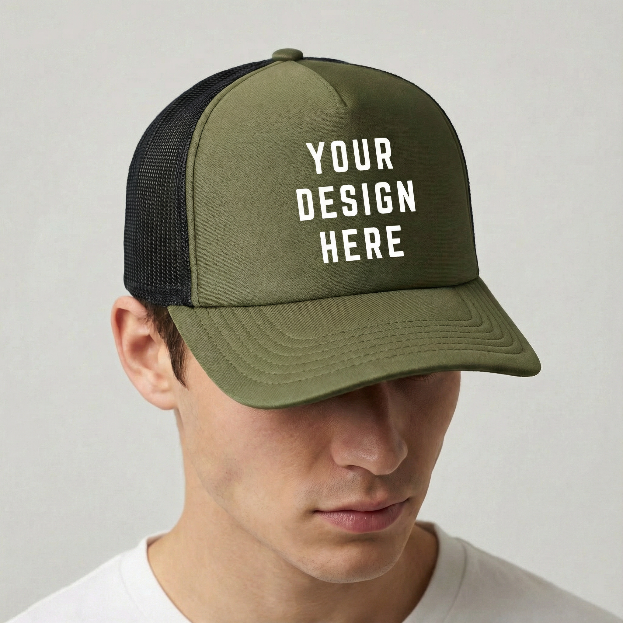 Bend Foam Trucker Cap - Embroidery