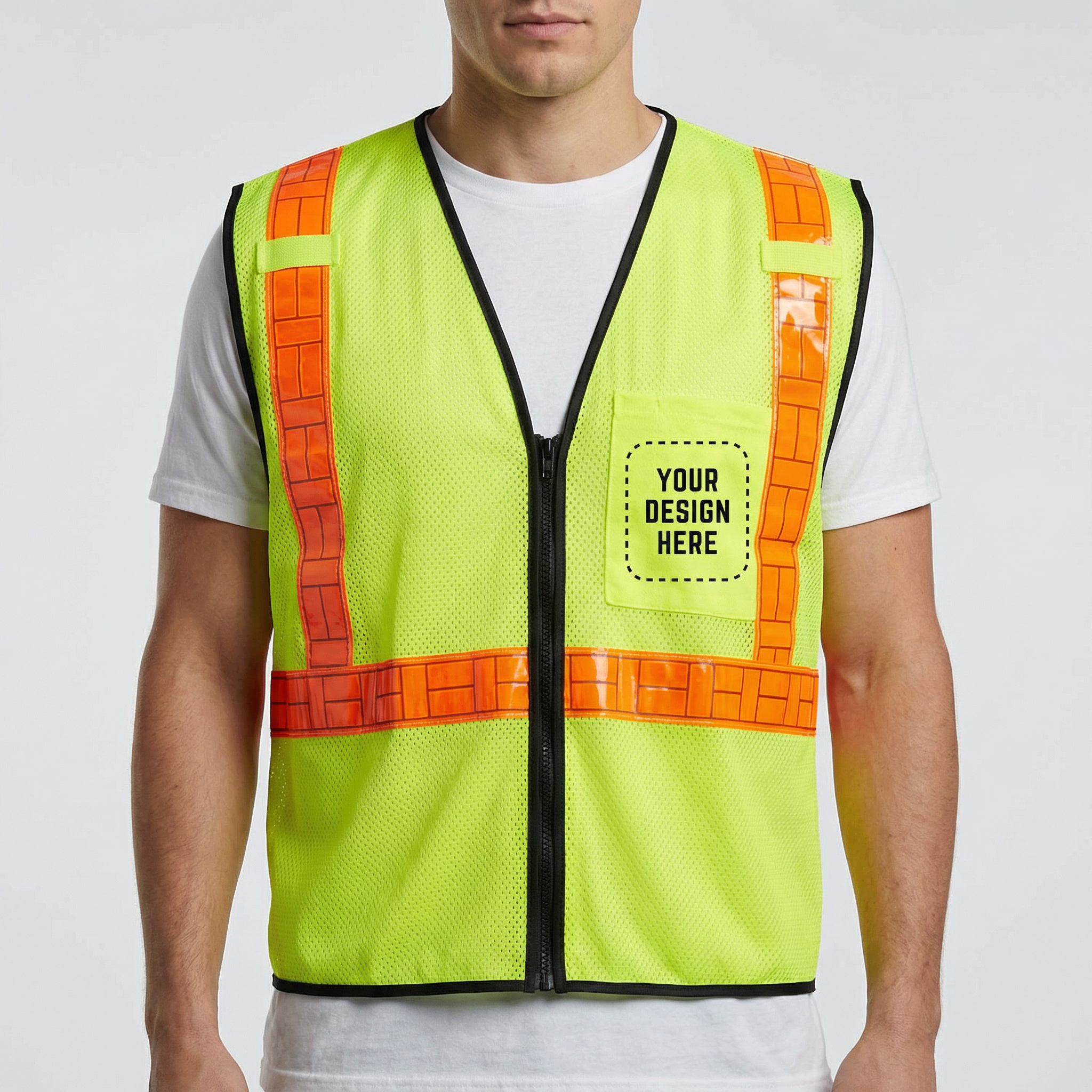 Unisex Hi-Vis Mesh Safety Vest