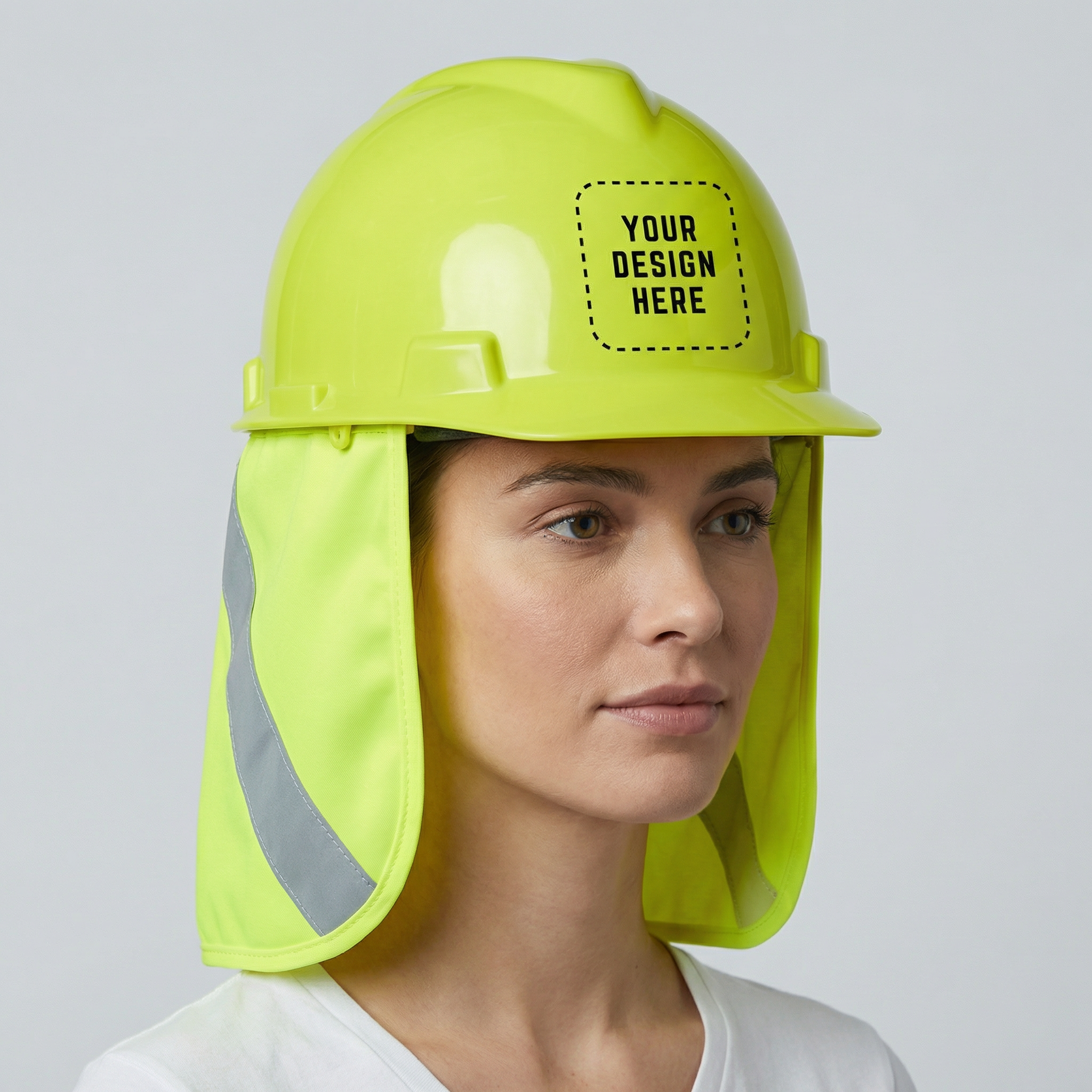 Reflective Hard Hat Neck Protector