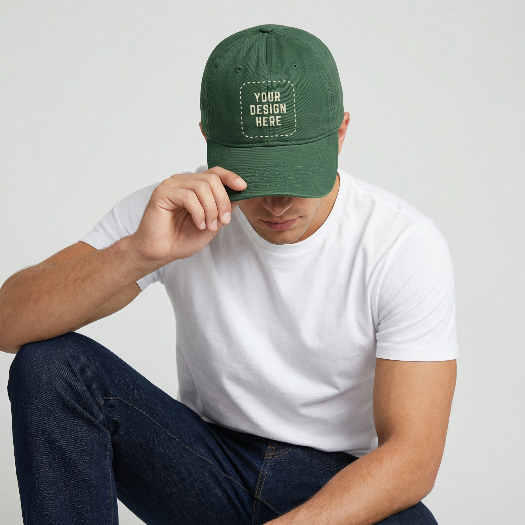 Relaxed Cotton Dad Hat - Embroidery