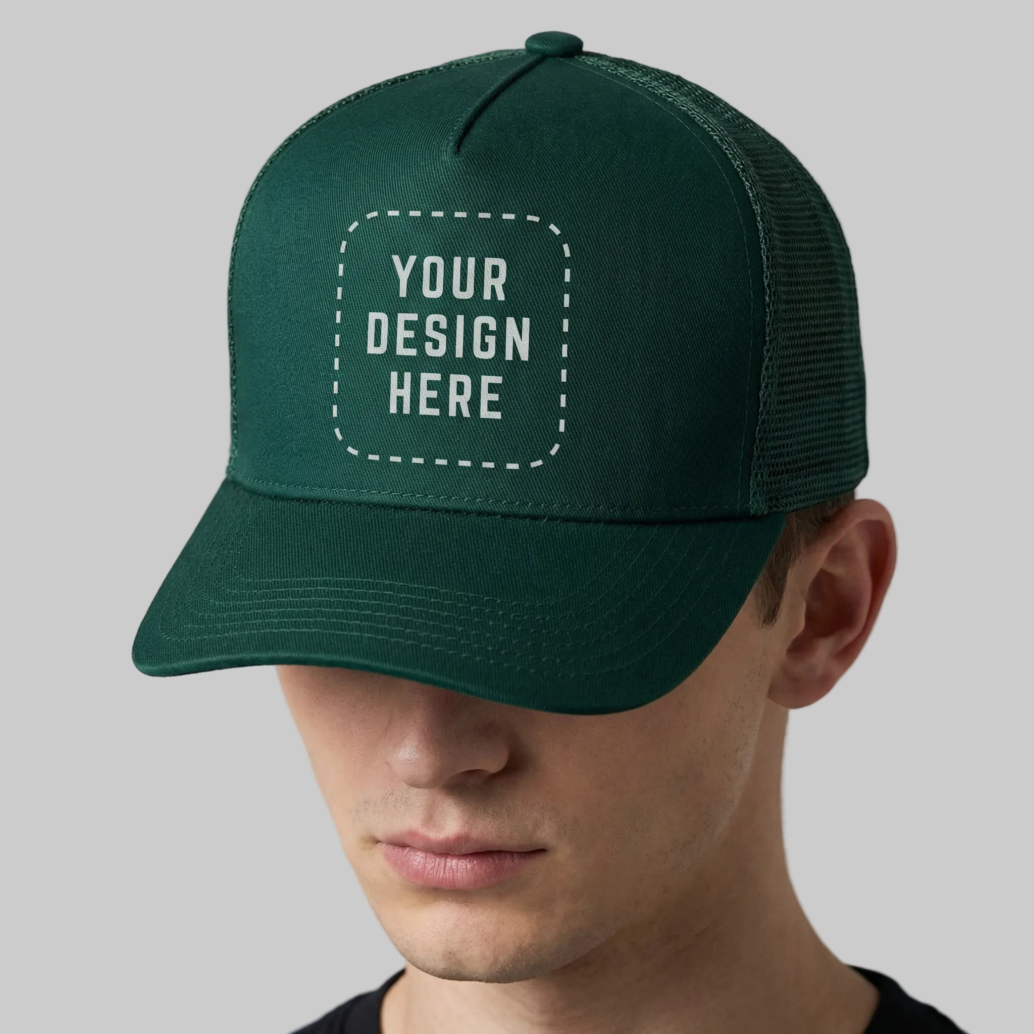 Five-Panel Trucker Cap - Embroidery