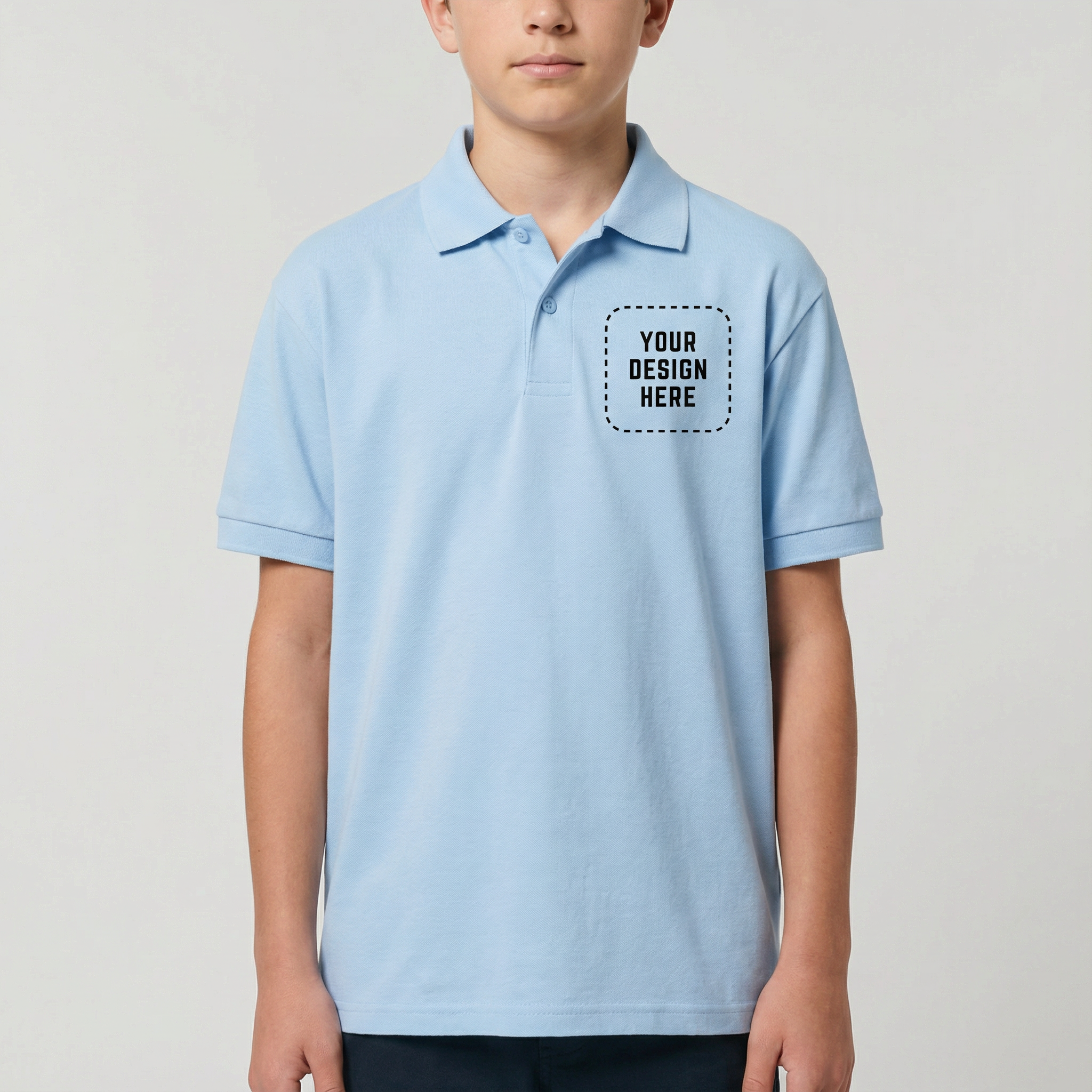 Youth Moisture-Wicking Polo Shirt
